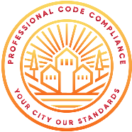 Professional Code Compliance Logo